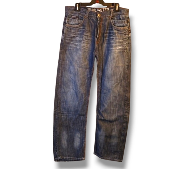 Ecko Unlimited Relaxed Fit Jeans - Picture 1 of 11